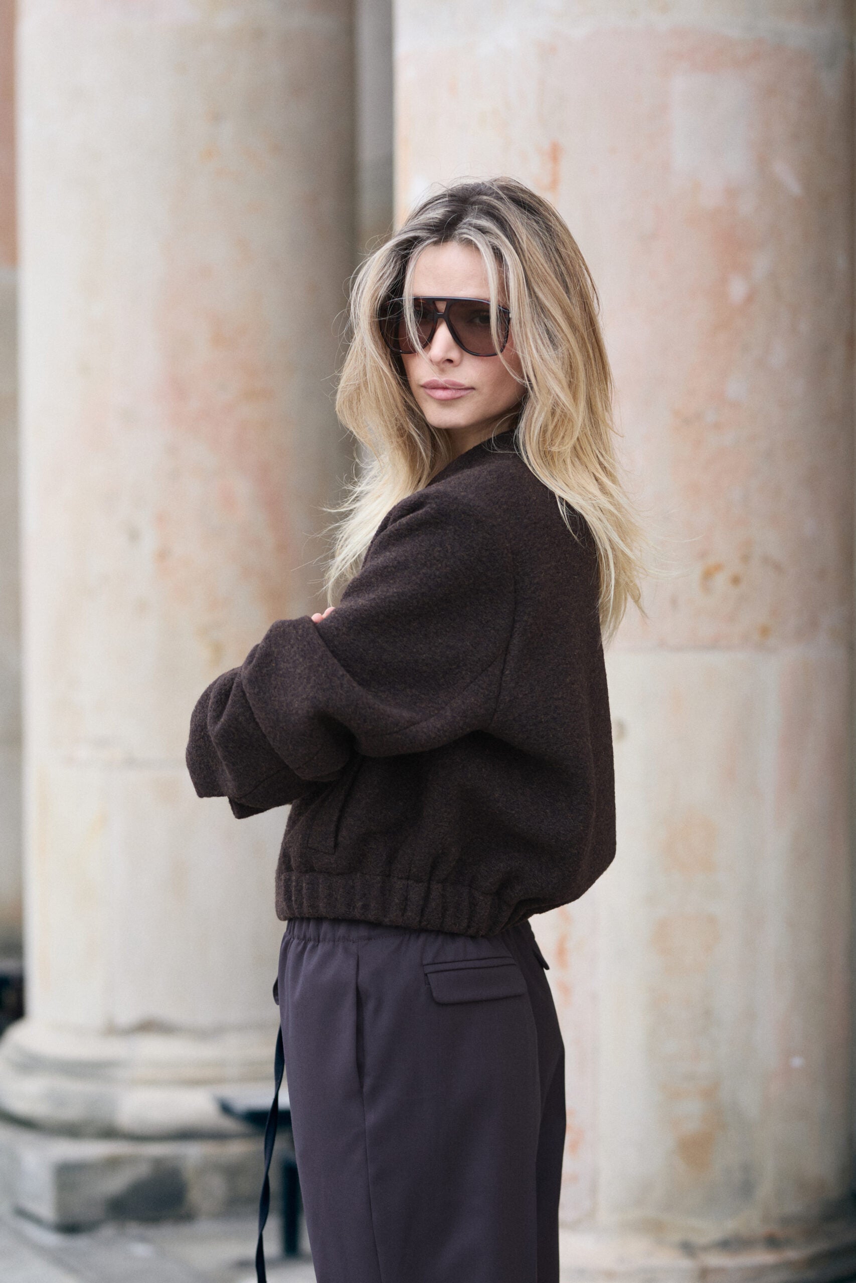 Bluza wełniana Teddy Brown