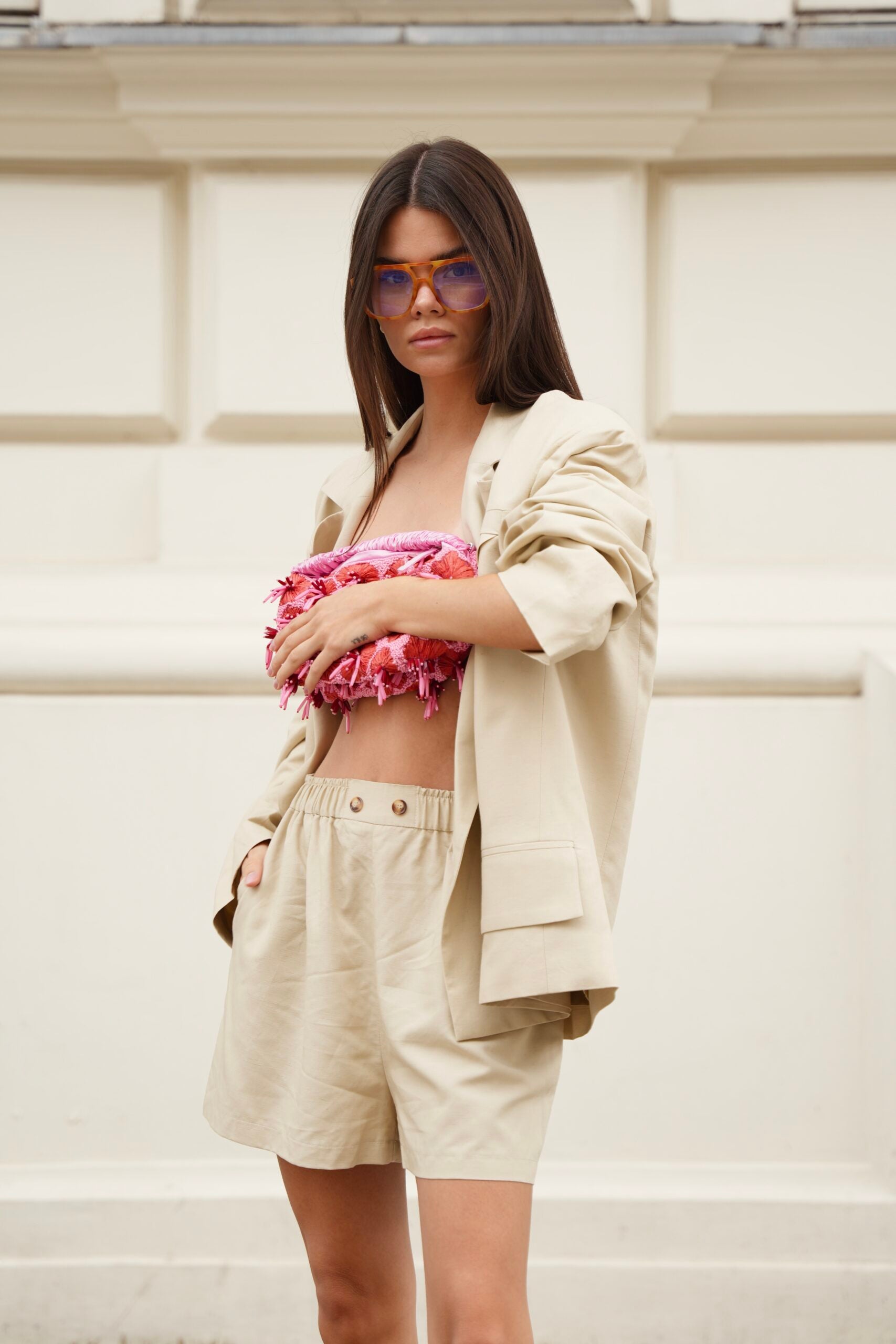 Szorty Majorka Beige