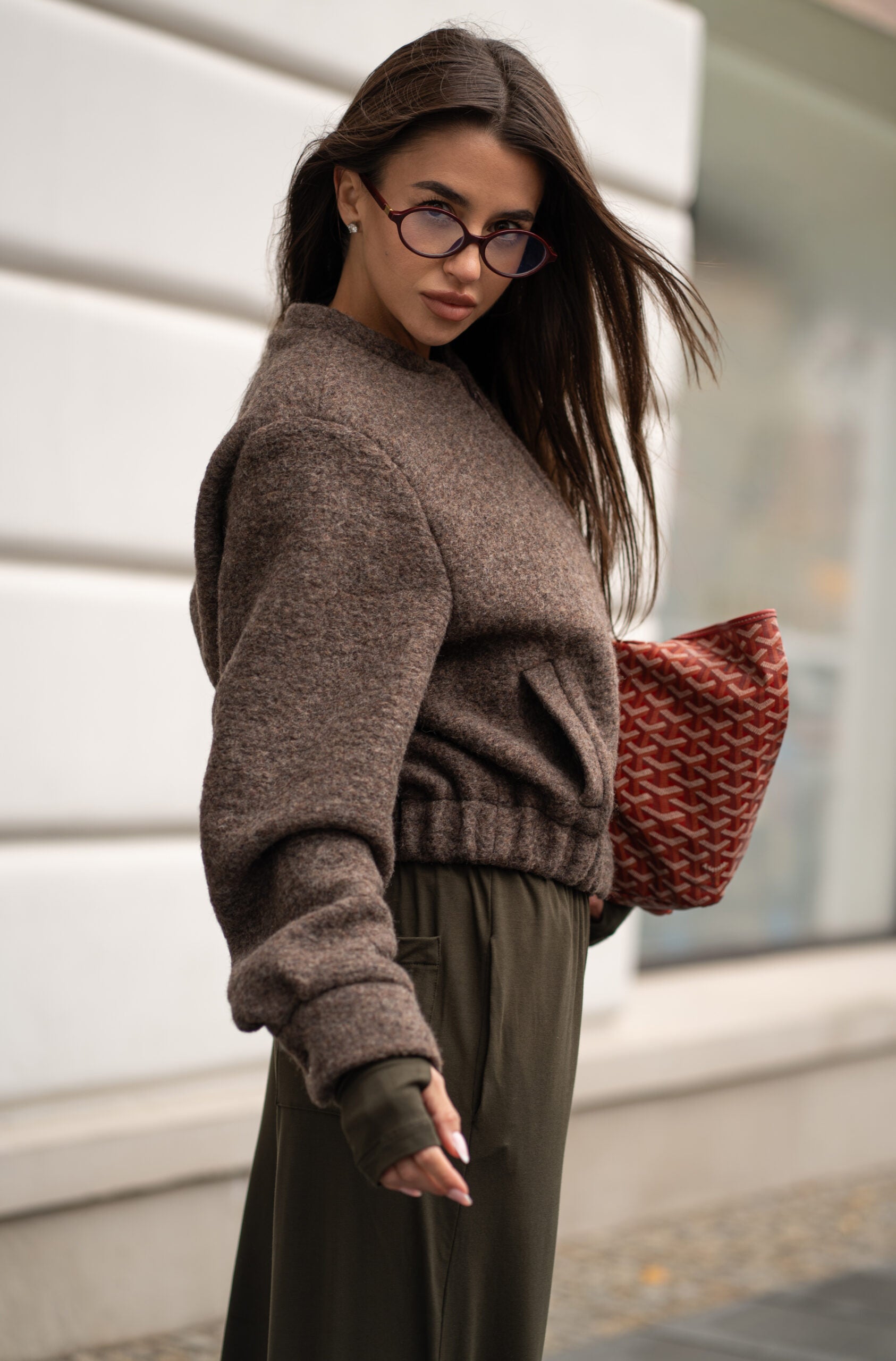 Bluza wełniana Teddy Milk Chocolate