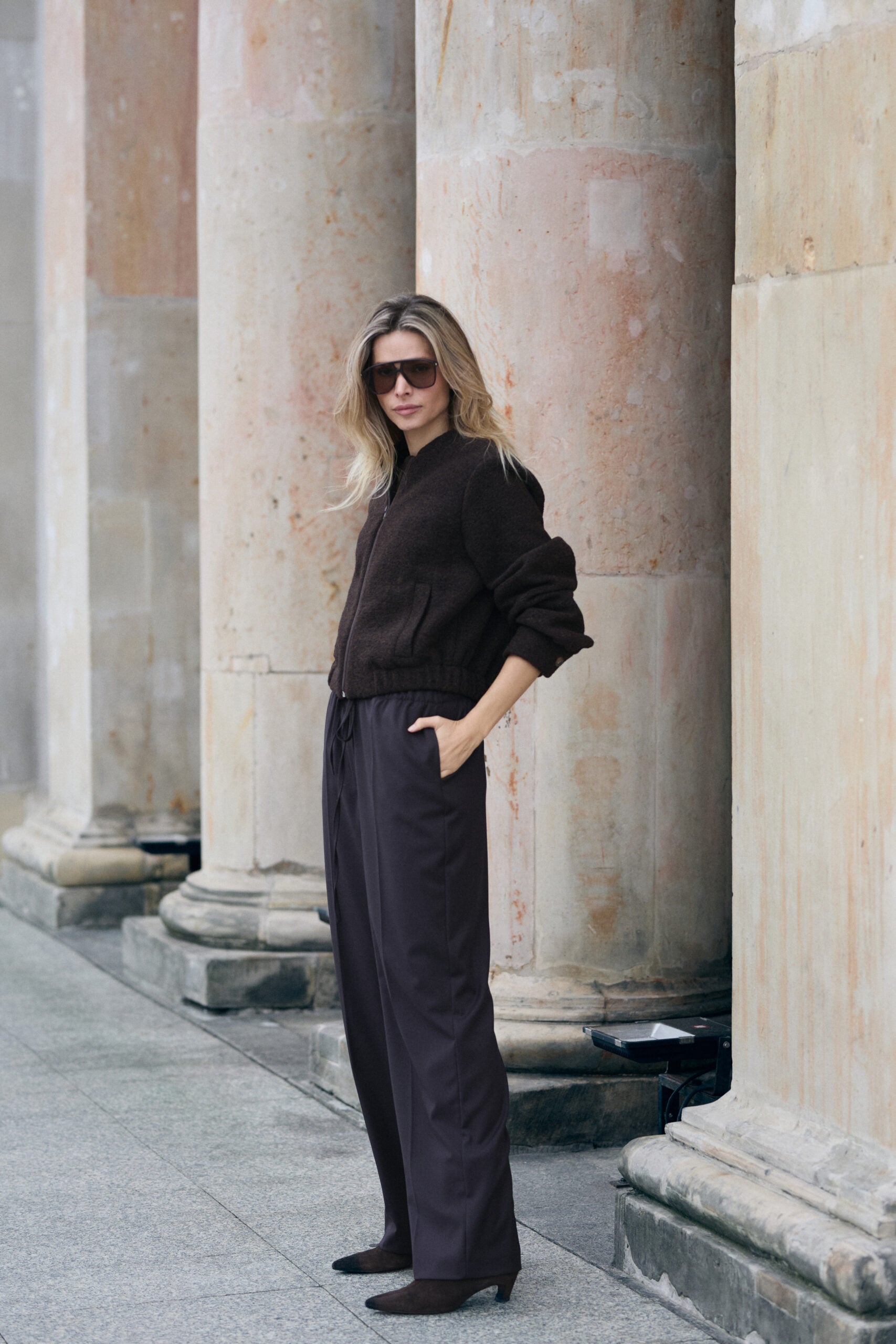 Bluza wełniana Teddy Brown